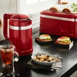 KitchenAid Design 4-Scheiben Langschlitztoaster In Empire Rot -Kitchenaid Shop Wasserkocher Toaster rot