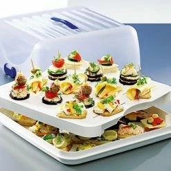 Emsa Partybutler Plus Superline In Weiß/blau -Kitchenaid Shop emsa 215785 food 02 25