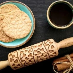 Folkroll Teigrolle Rentier Weihnacht Groß, 43 Cm 5 Folkroll Teigrolle Rentier Weihnacht Groß, 43 Cm -Kitchenaid Shop folkroll ambiente 1