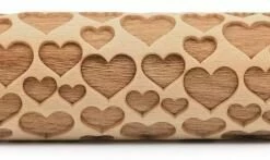 Folkroll Teigrolle Herzen Groß, 43 Cm -Kitchenaid Shop herzen folkroll teigrolle junior 331644 1